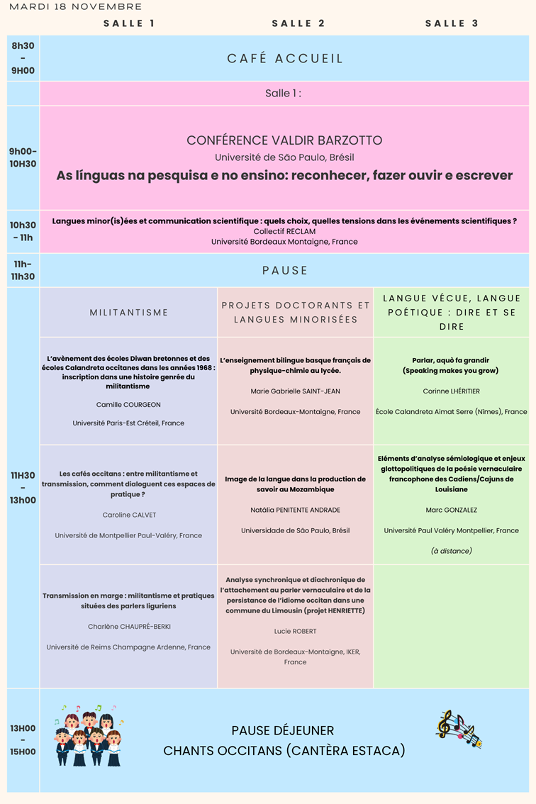 mardi 18 novembre - 1